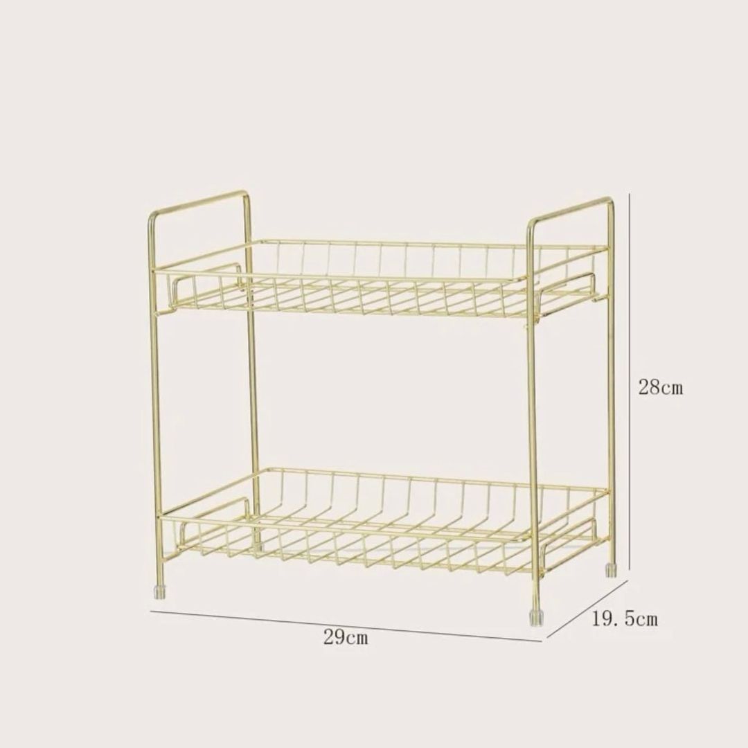 Layered storage rack