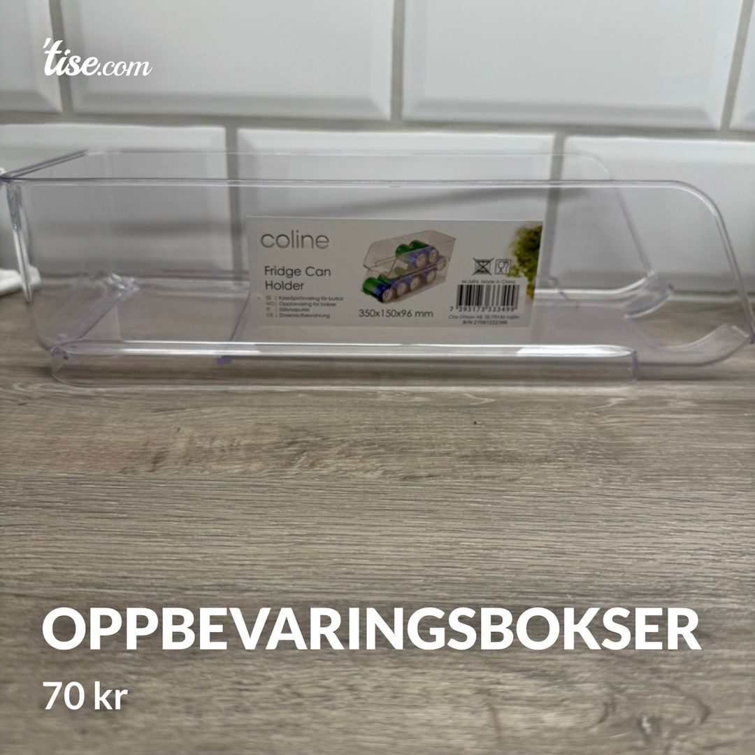 Oppbevaringsbokser