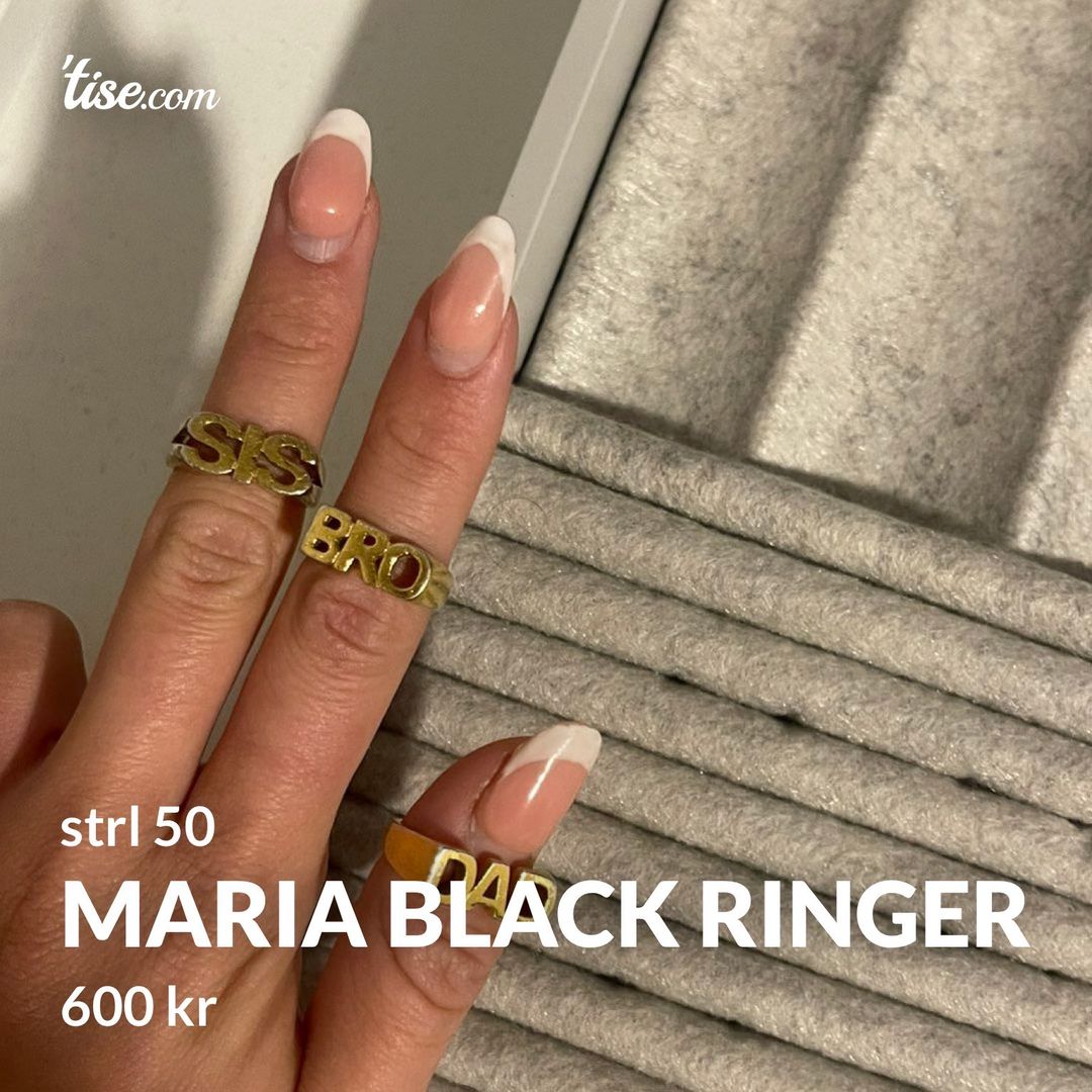 Maria Black ringer