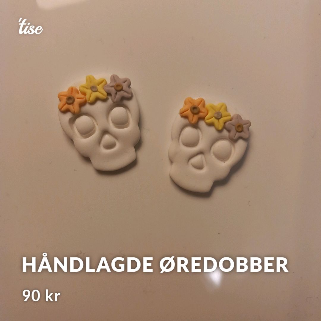 Håndlagde Øredobber