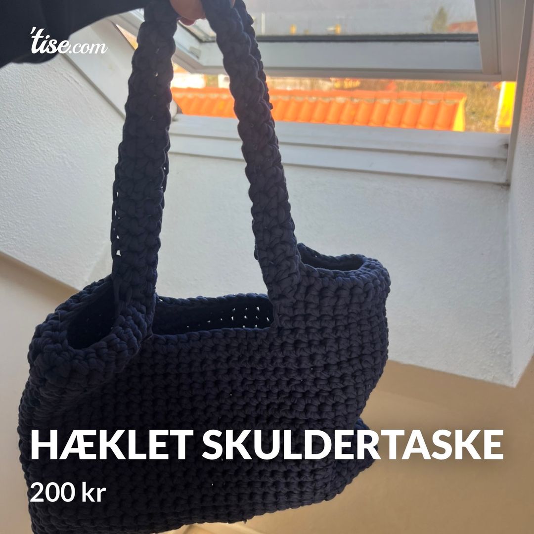 Hæklet skuldertaske