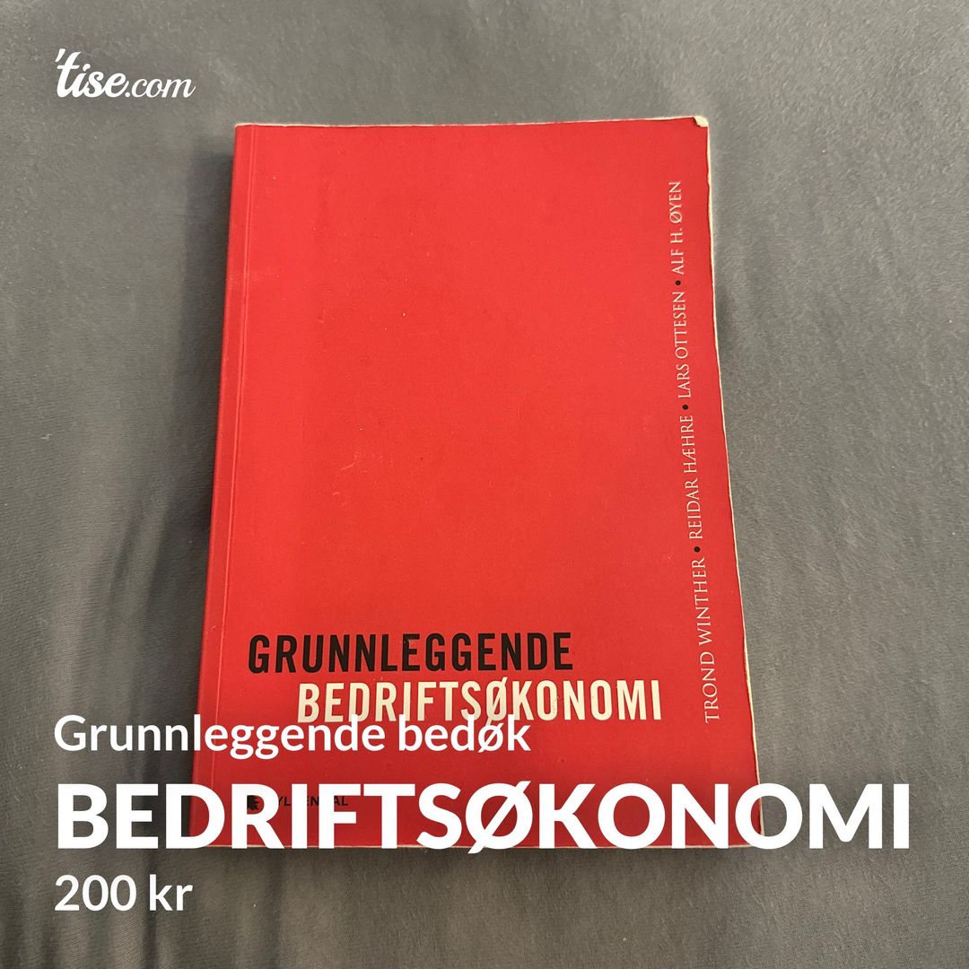 Bedriftsøkonomi