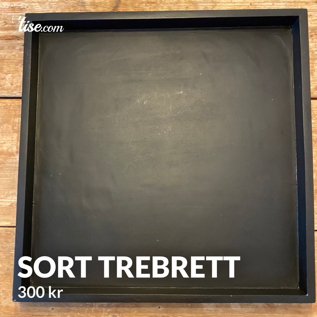 Sort trebrett