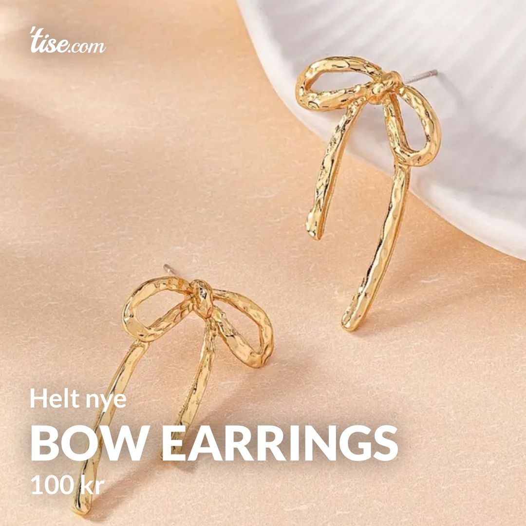 Bow earrings