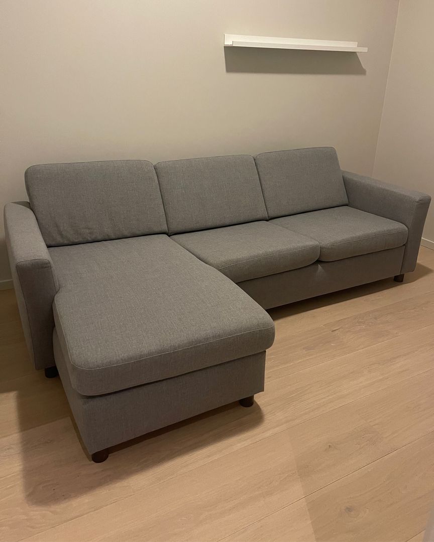 Pent brukt sofa