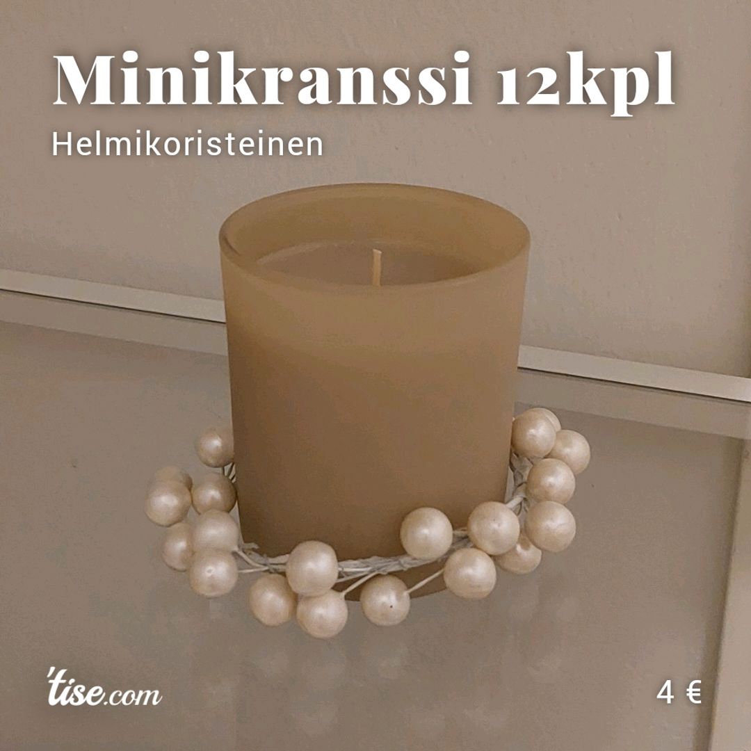 Minikranssi 12kpl