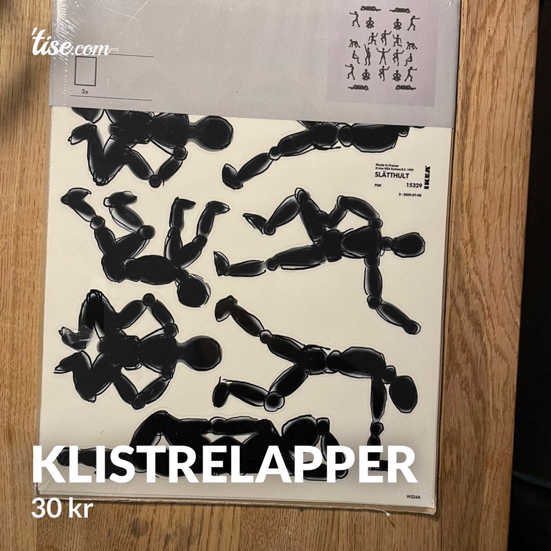 Klistrelapper