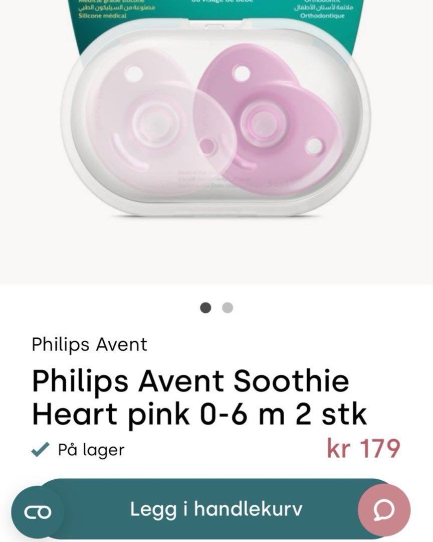 Philips Avent smokk