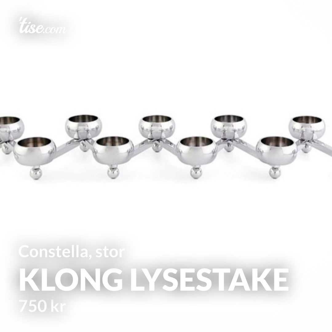 Klong lysestake