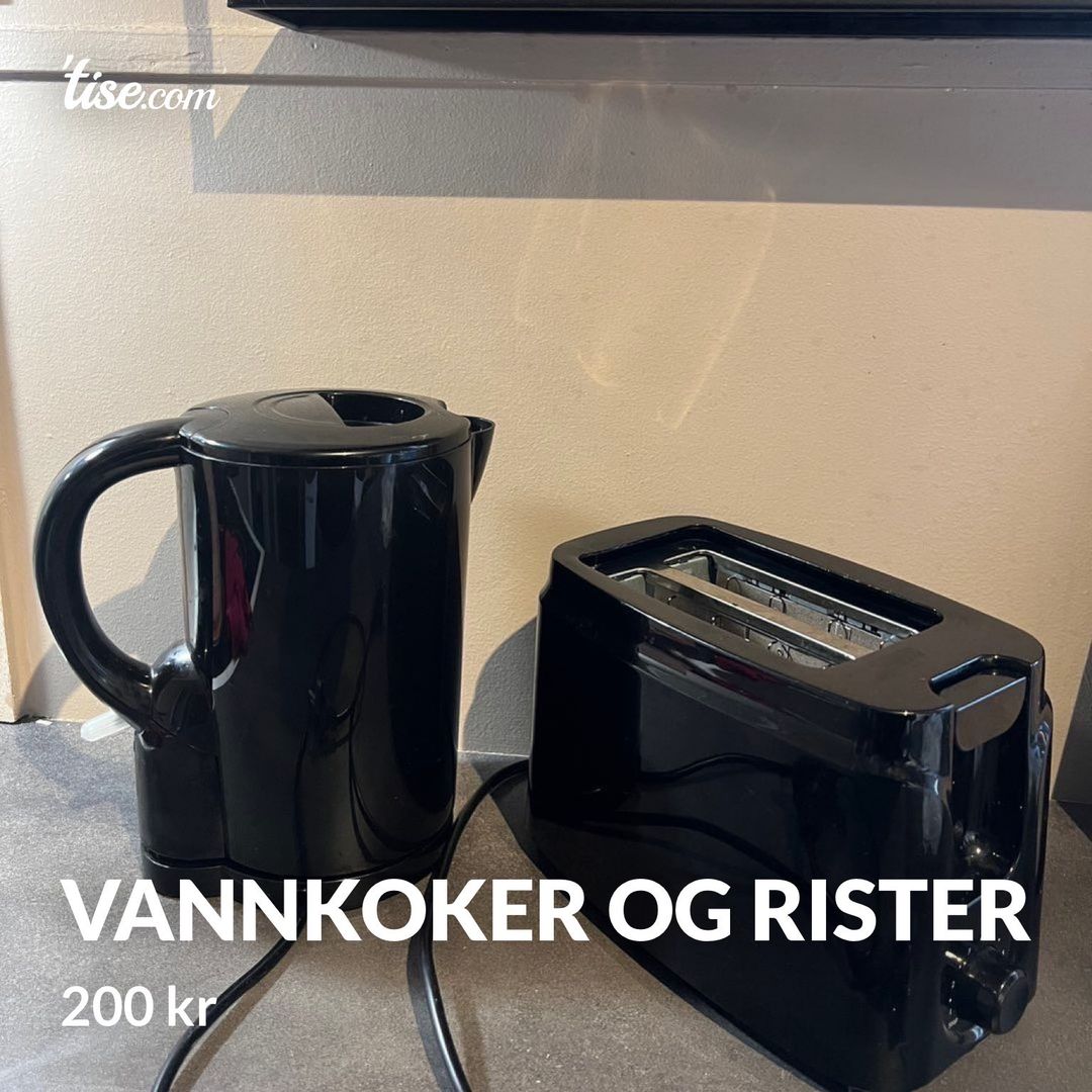 Vannkoker og rister