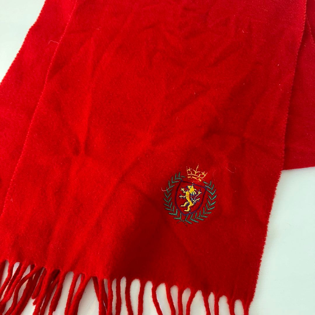 Red Wool Scarf