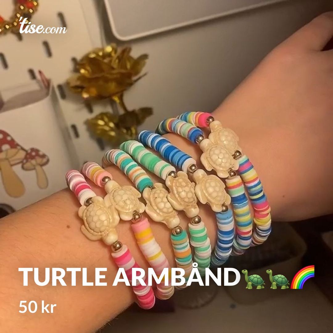 Turtle armbånd🐢🐢🌈