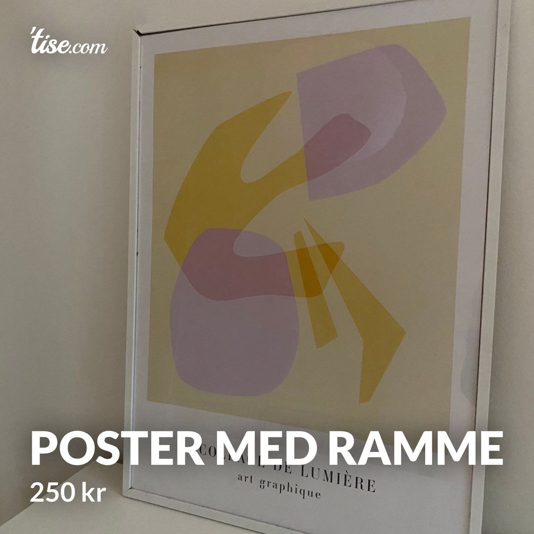 Poster med ramme