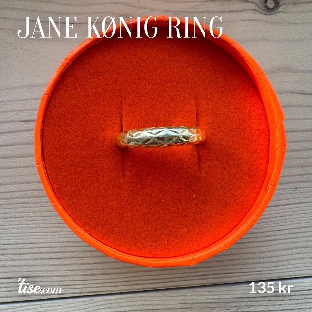 Jane Kønig ring