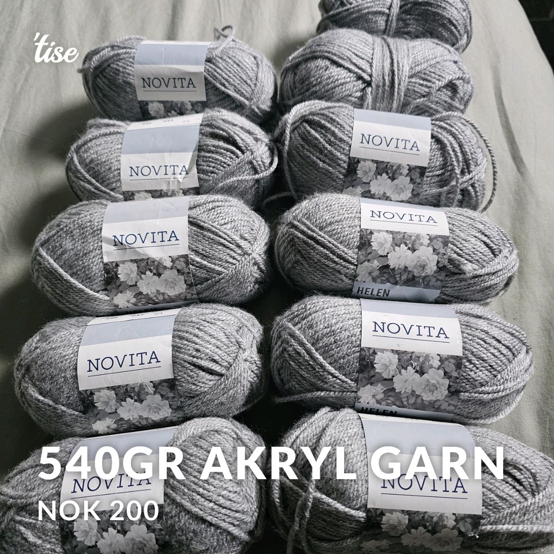 540gr Akryl Garn