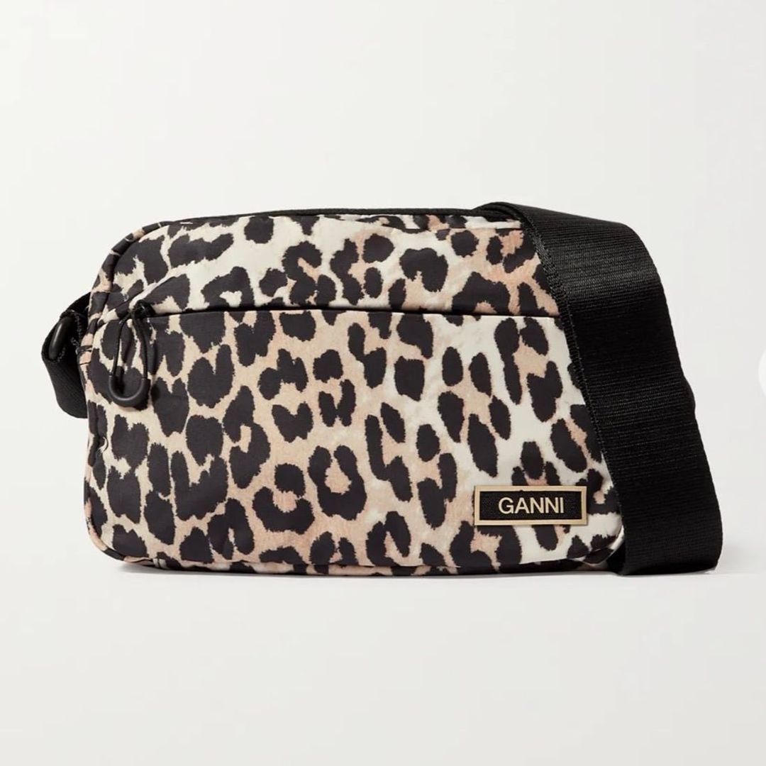 GANNI LEOPARD TASKE