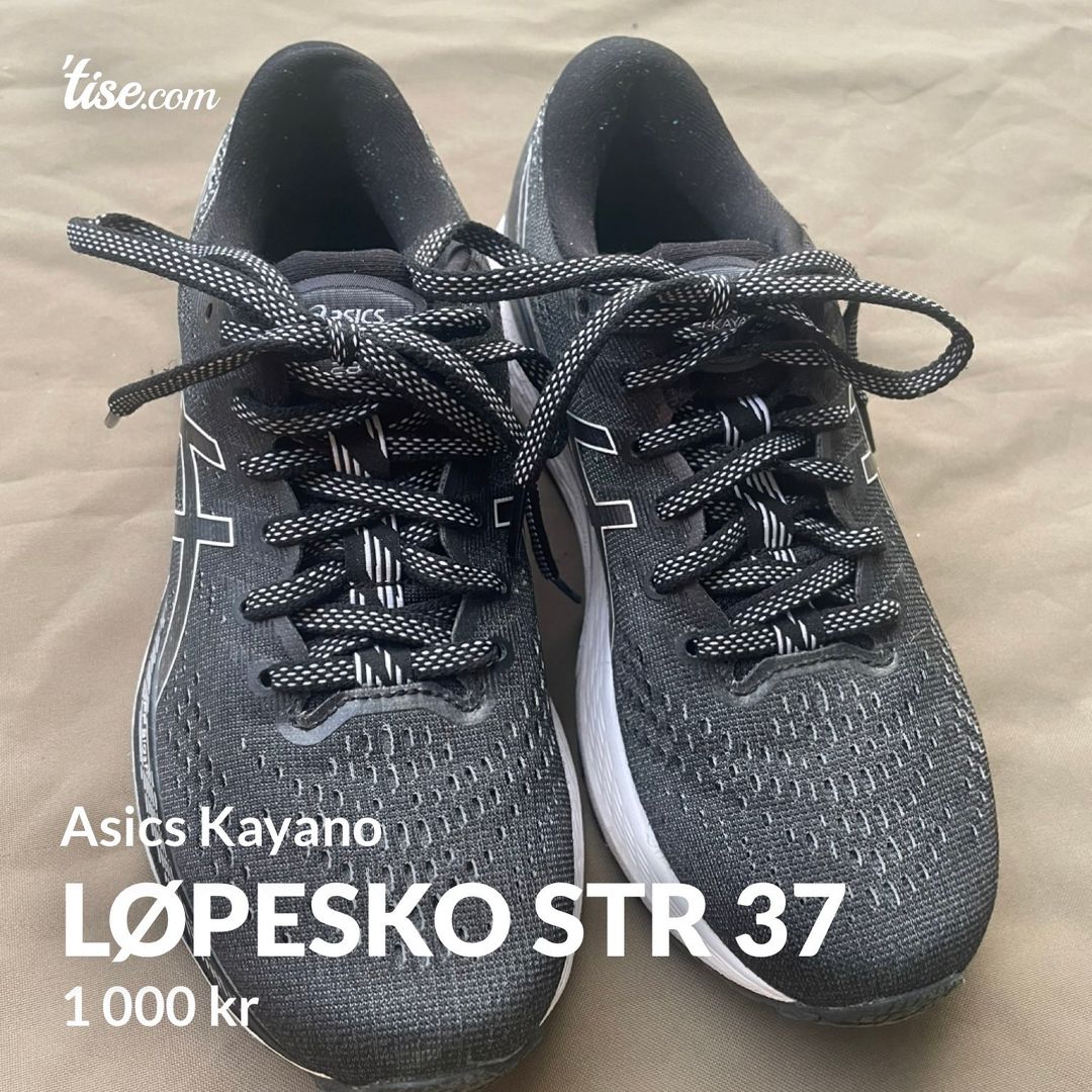 Løpesko str 37