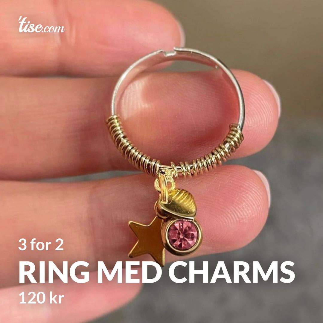 Ring med charms