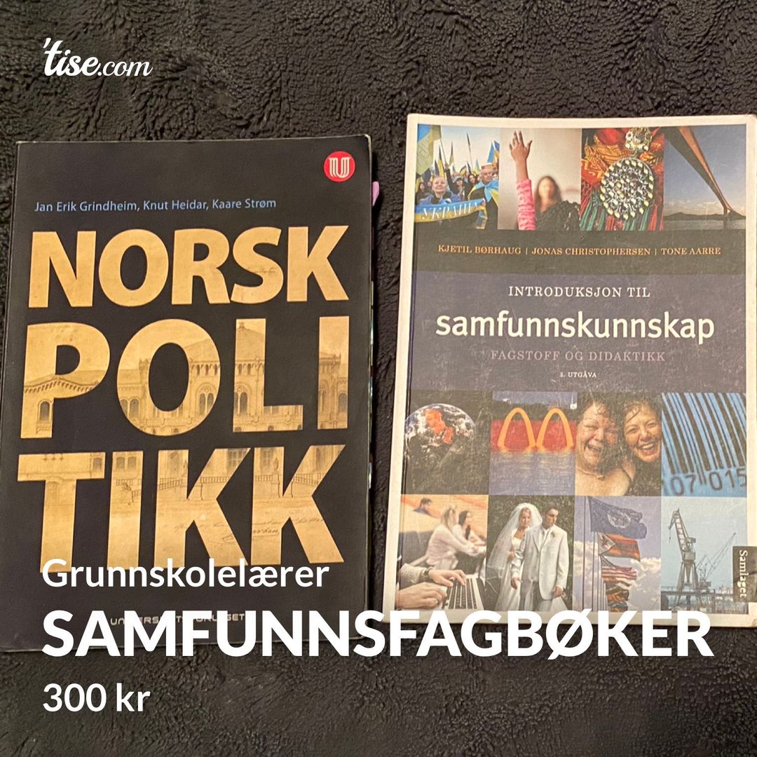 Samfunnsfagbøker