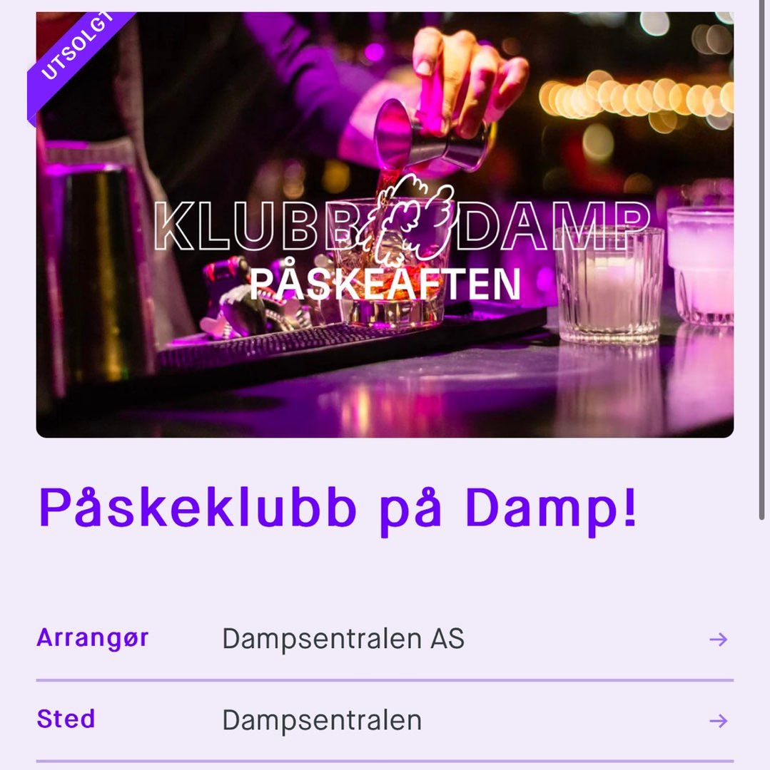 Påskeklubb på damp