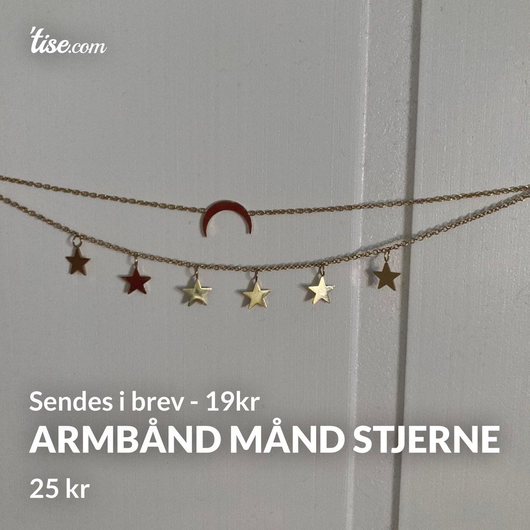 Armbånd Månd Stjerne