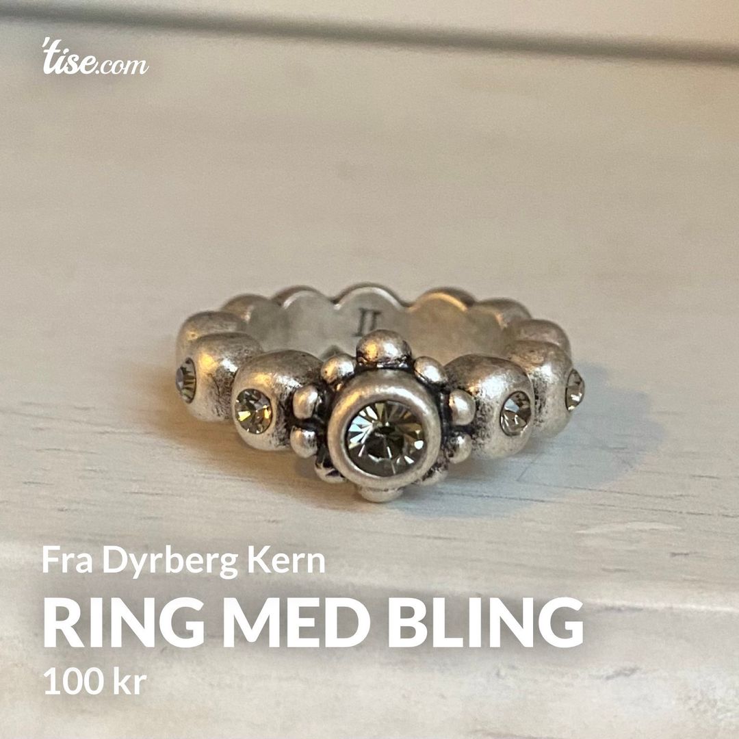 Ring med bling