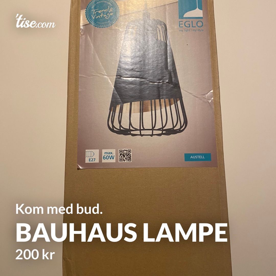 Bauhaus Lampe