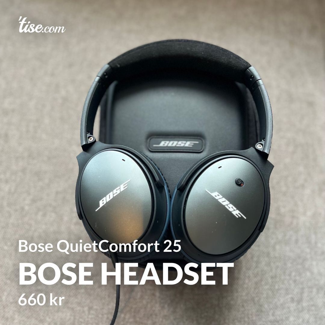 Bose headset