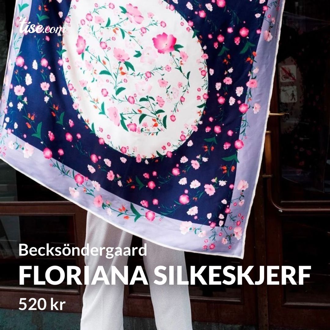 Floriana silkeskjerf