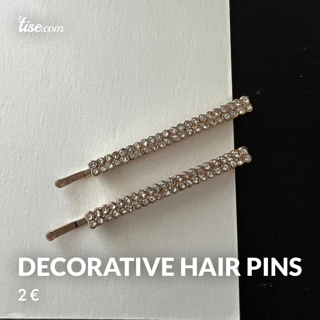 Decorative hair pins