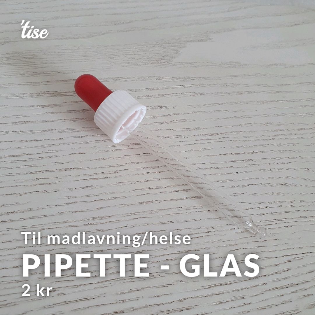 Pipette - glas