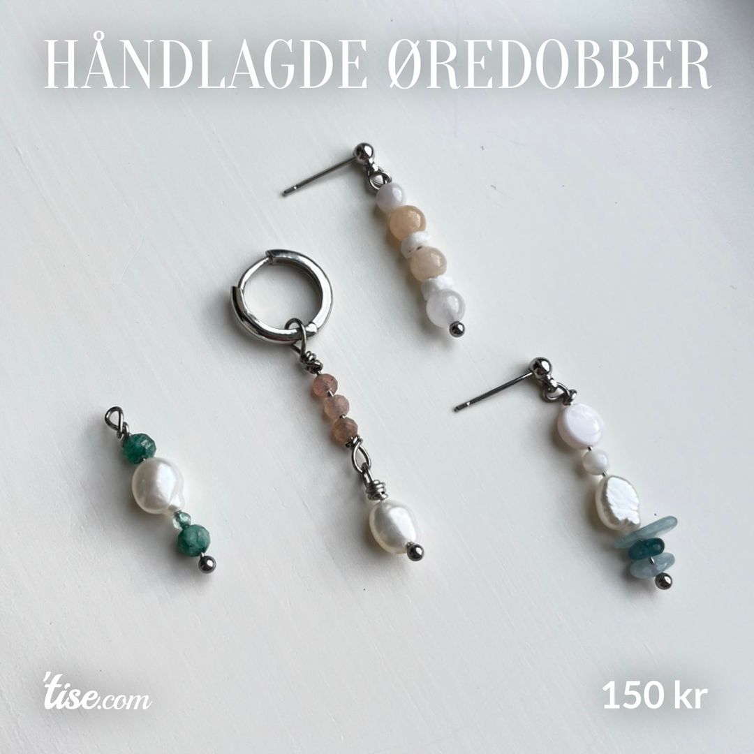 Håndlagde øredobber