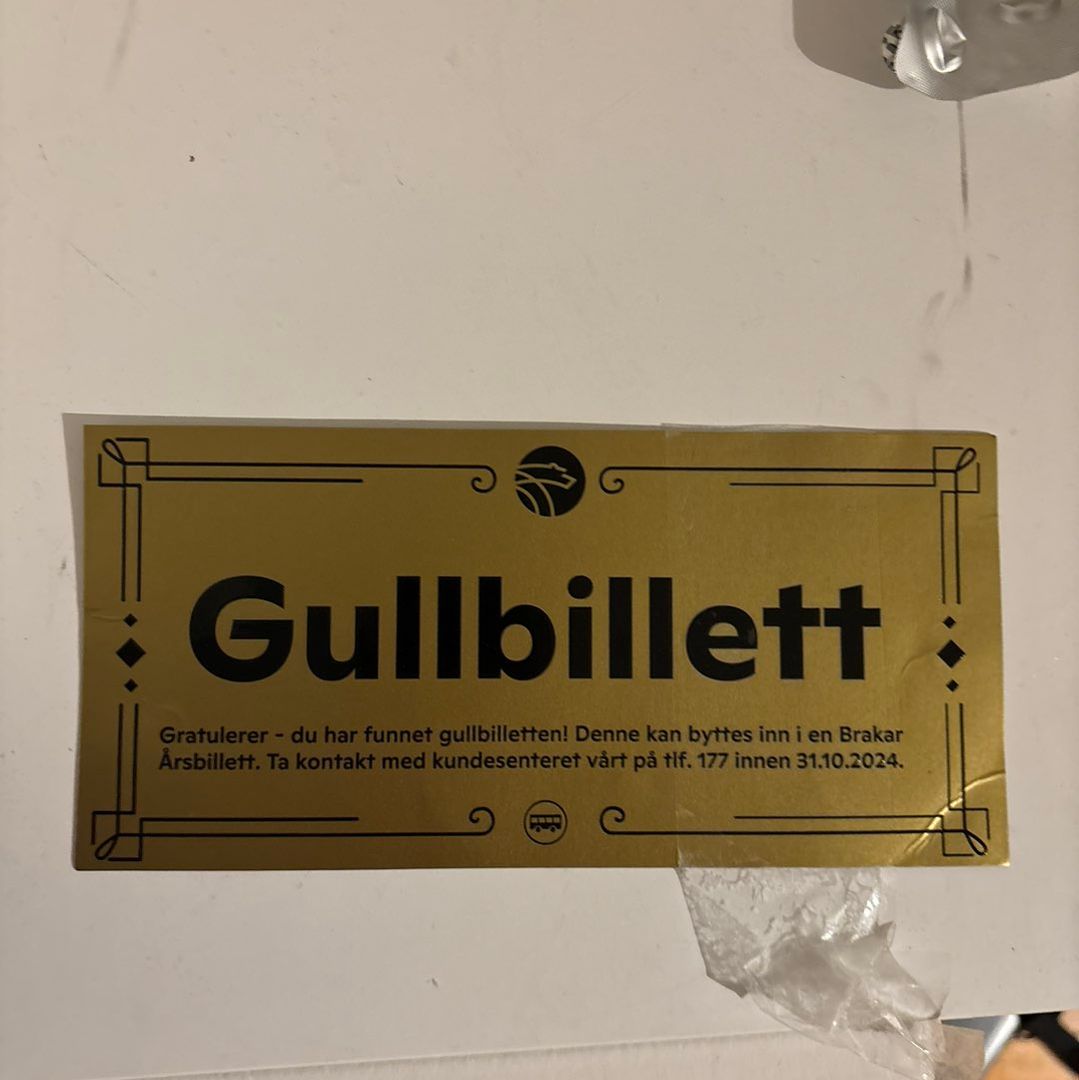 Brakar årsbillett