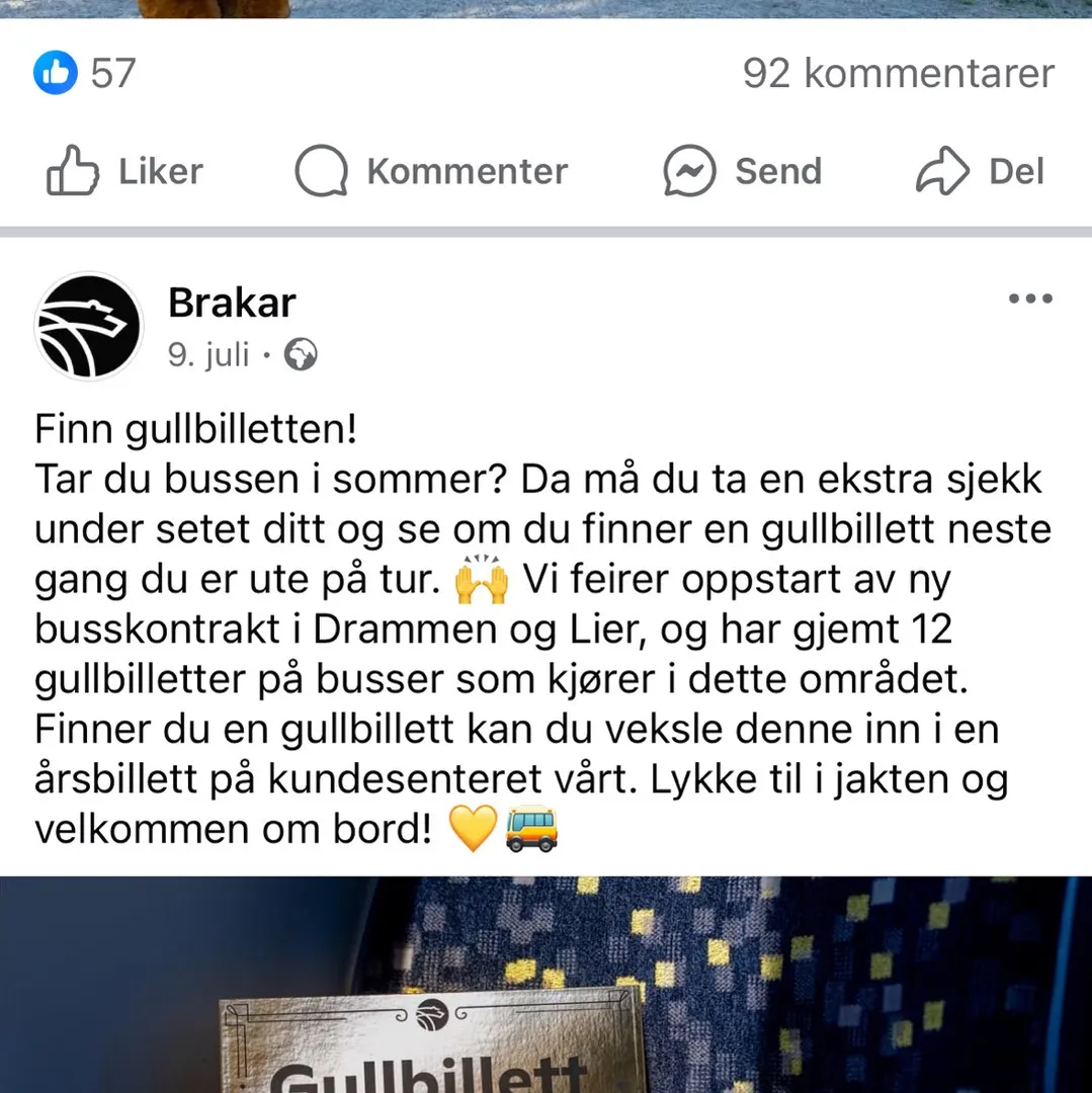 Brakar årsbillett