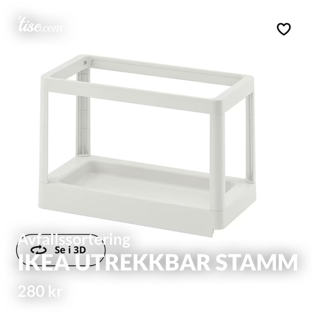 IKEA utrekkbar stamm