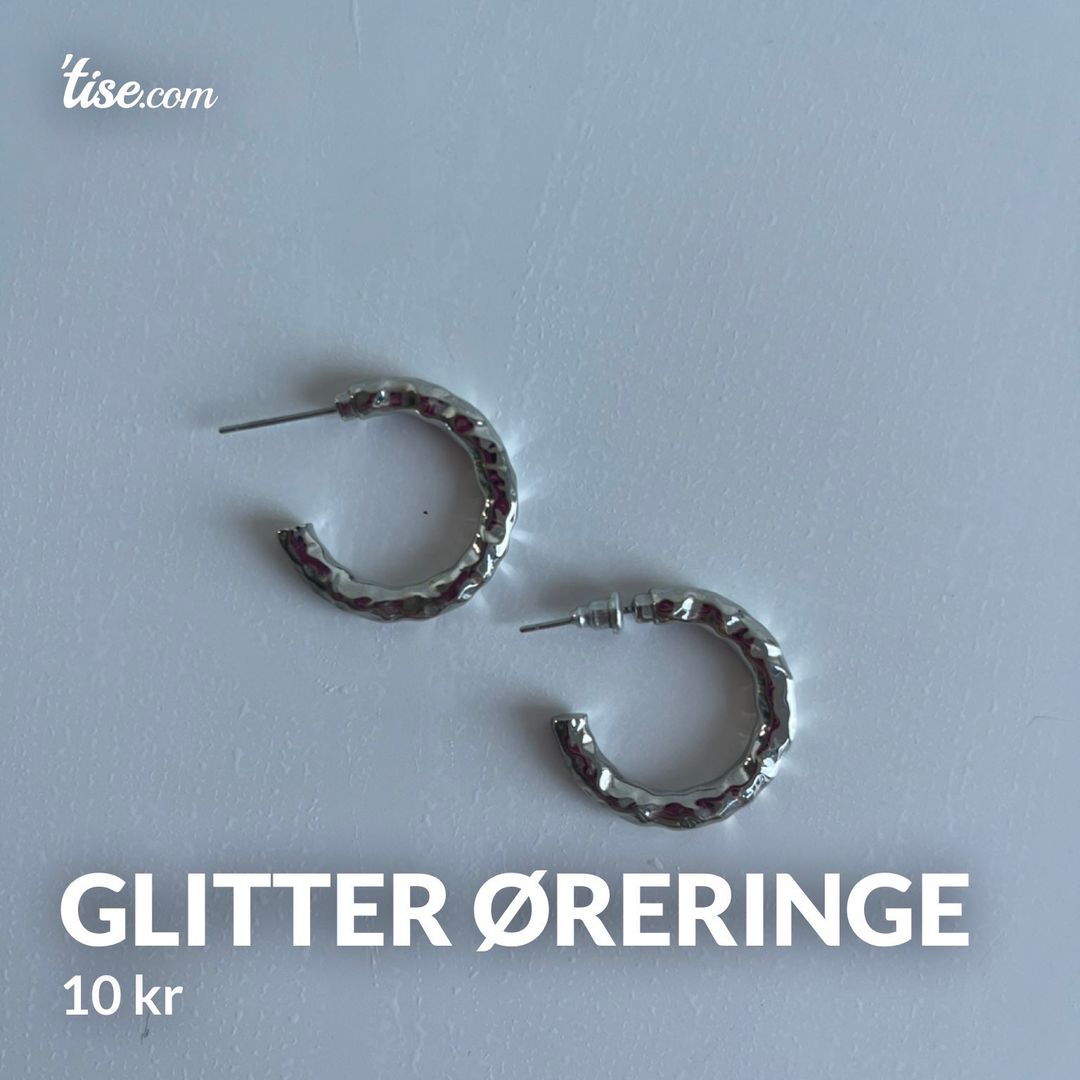 Glitter øreringe