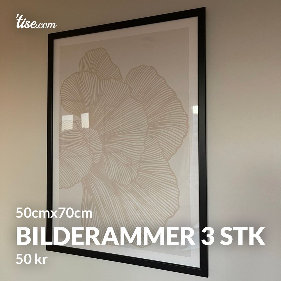 Bilderammer 3 stk