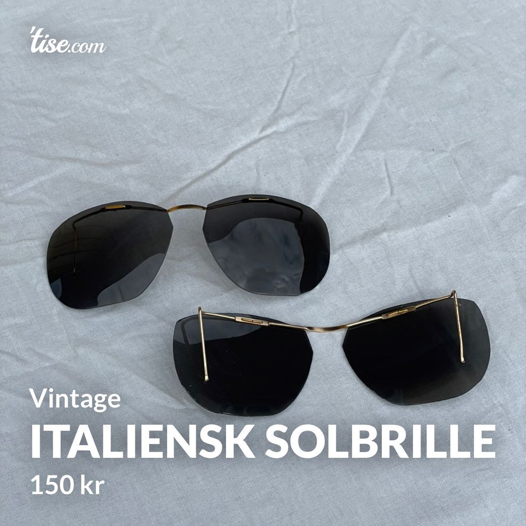 Italiensk solbrille