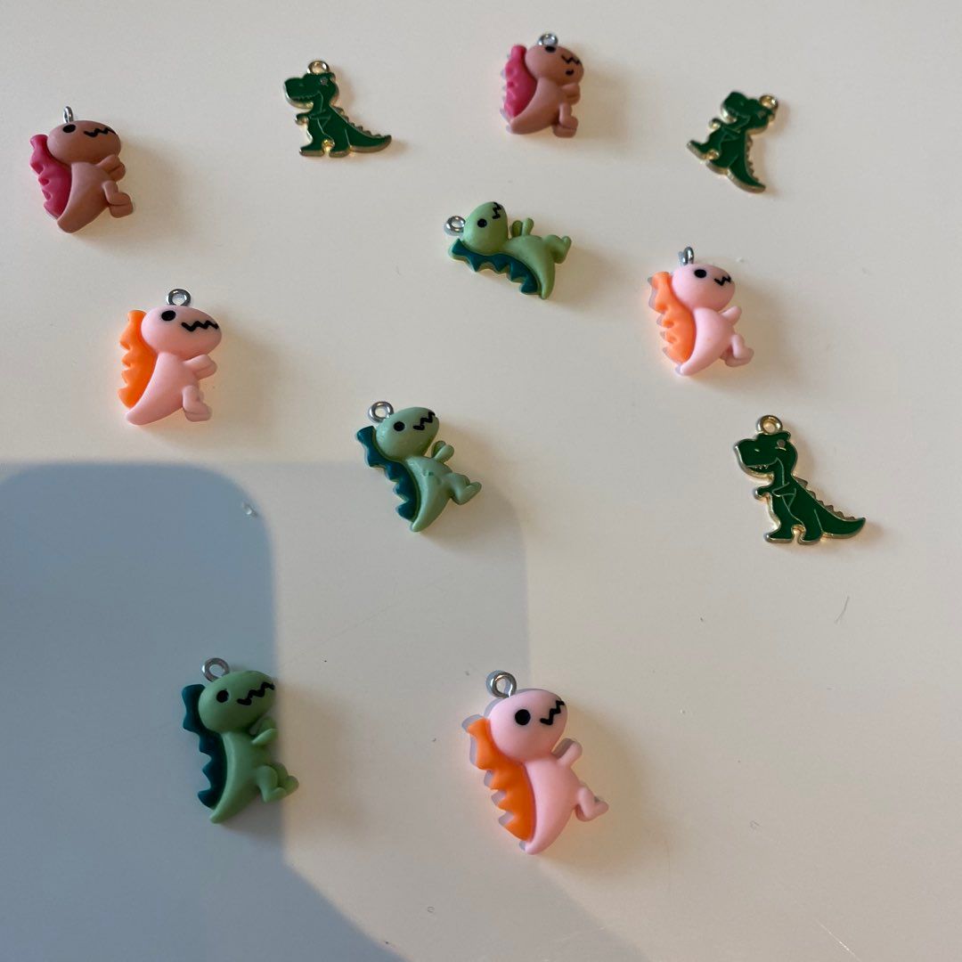 Dinosaur charms