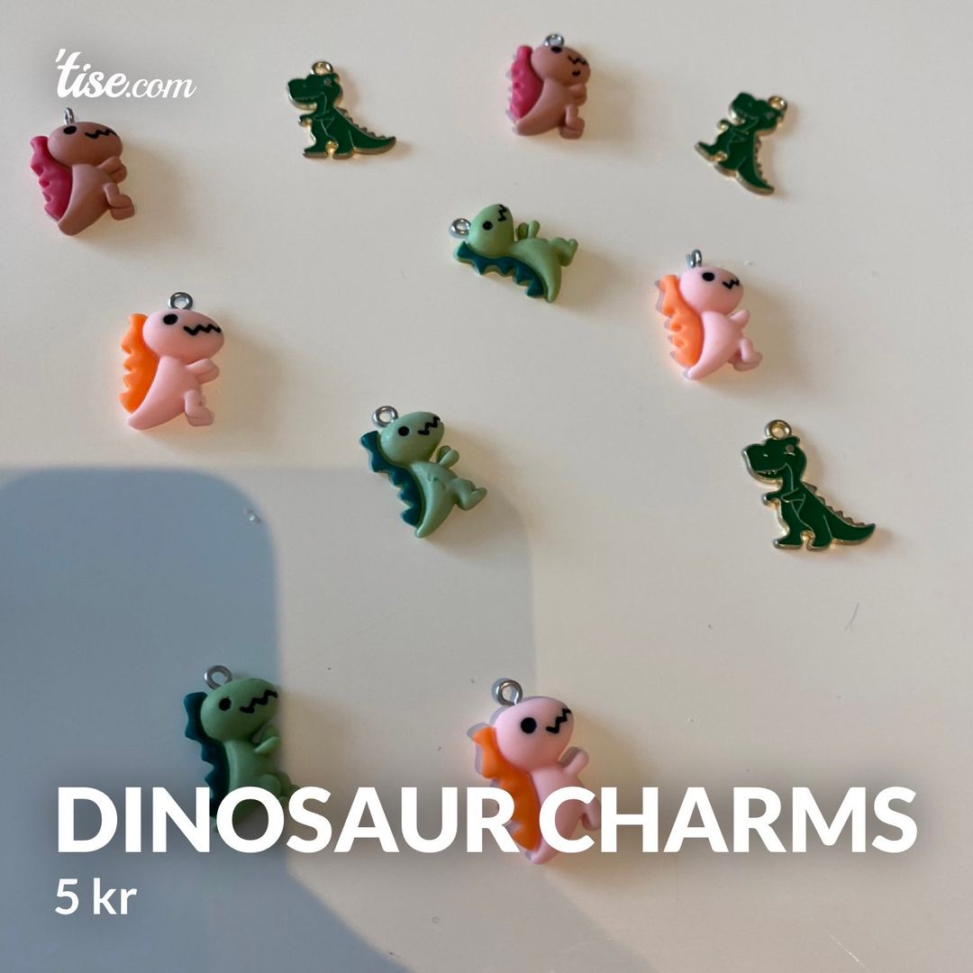 Dinosaur charms