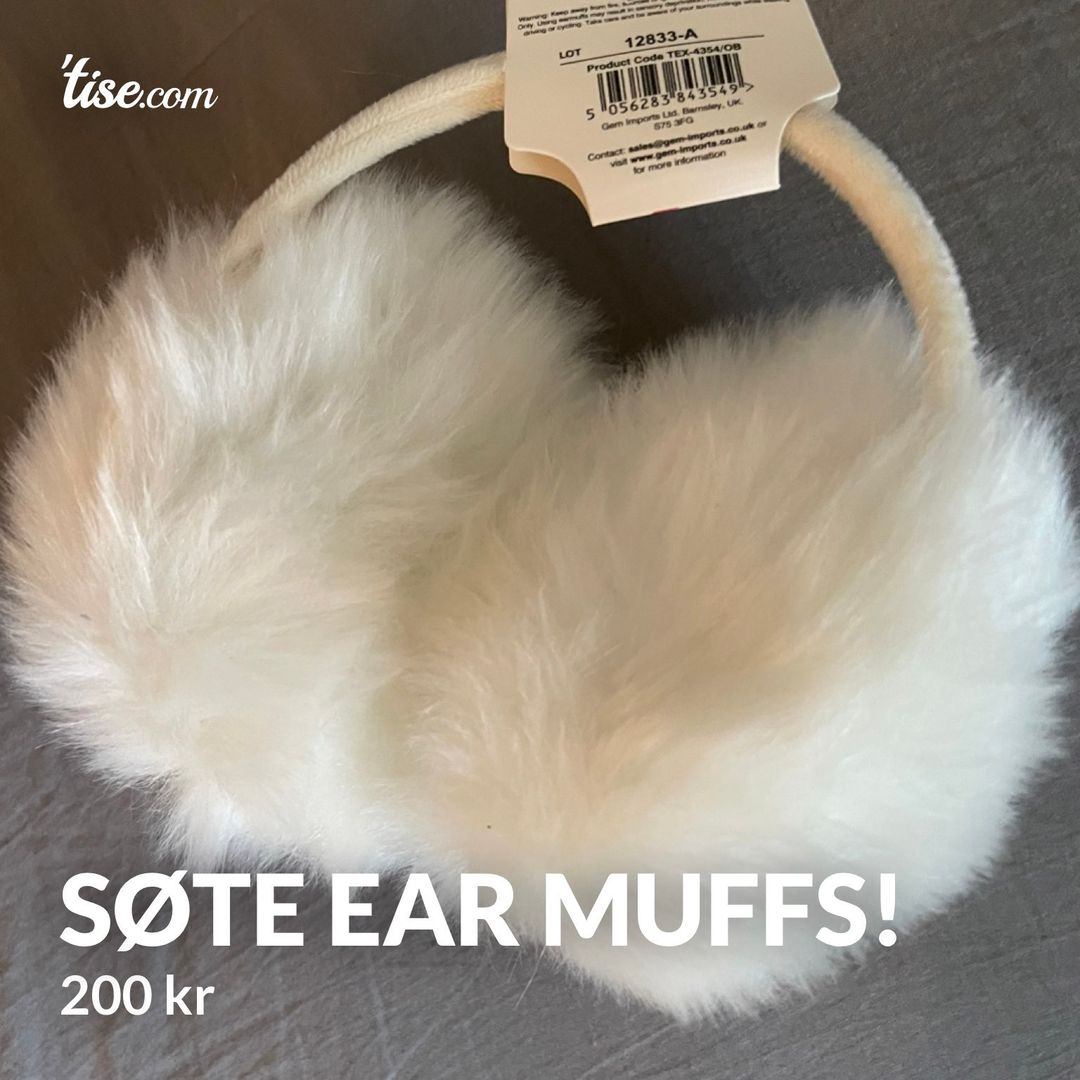 Søte ear muffs!