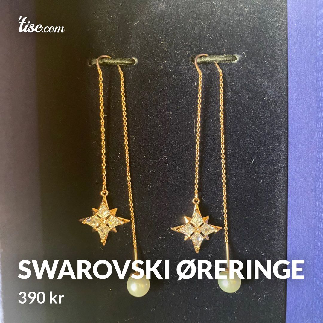 Swarovski øreringe