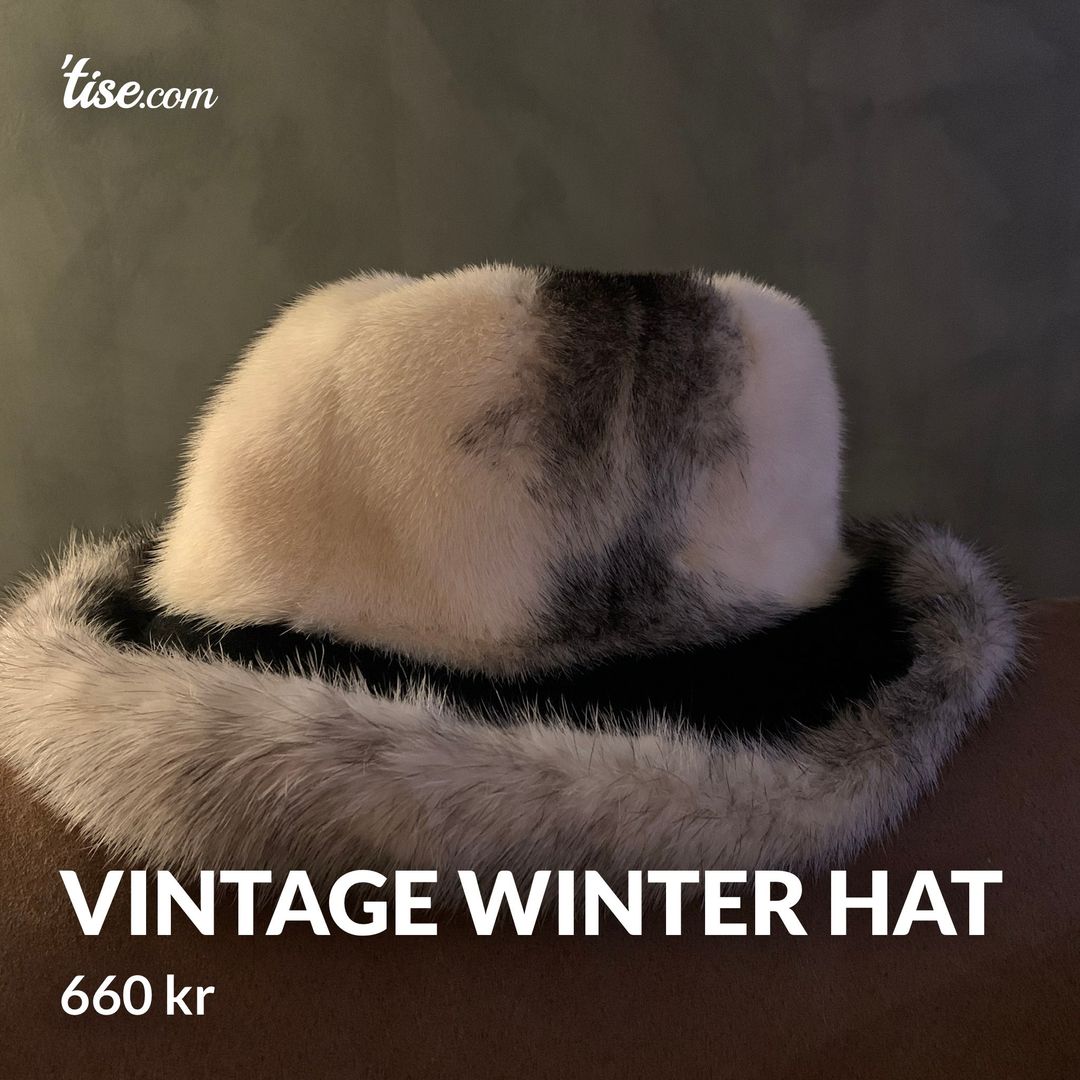 Vintage winter hat