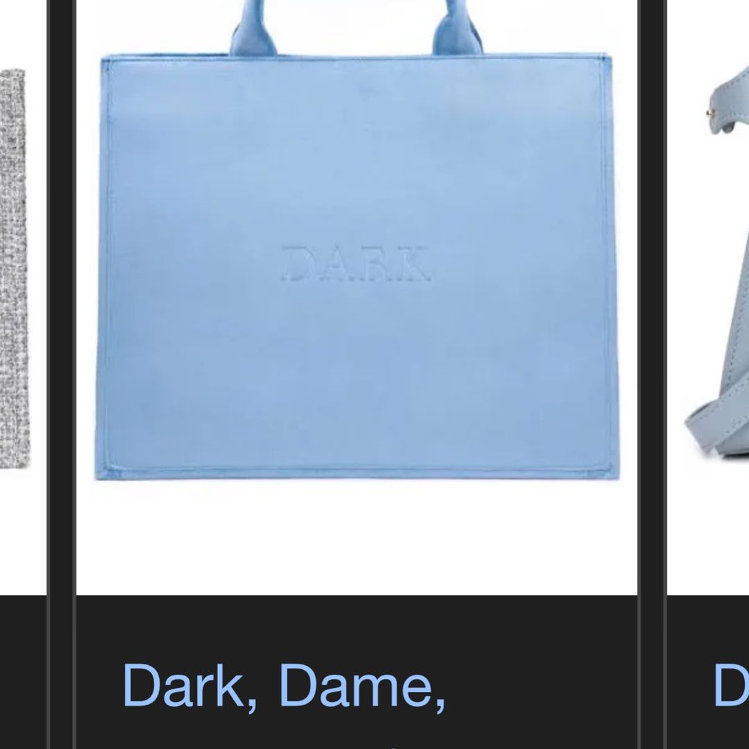 Dark bag blå