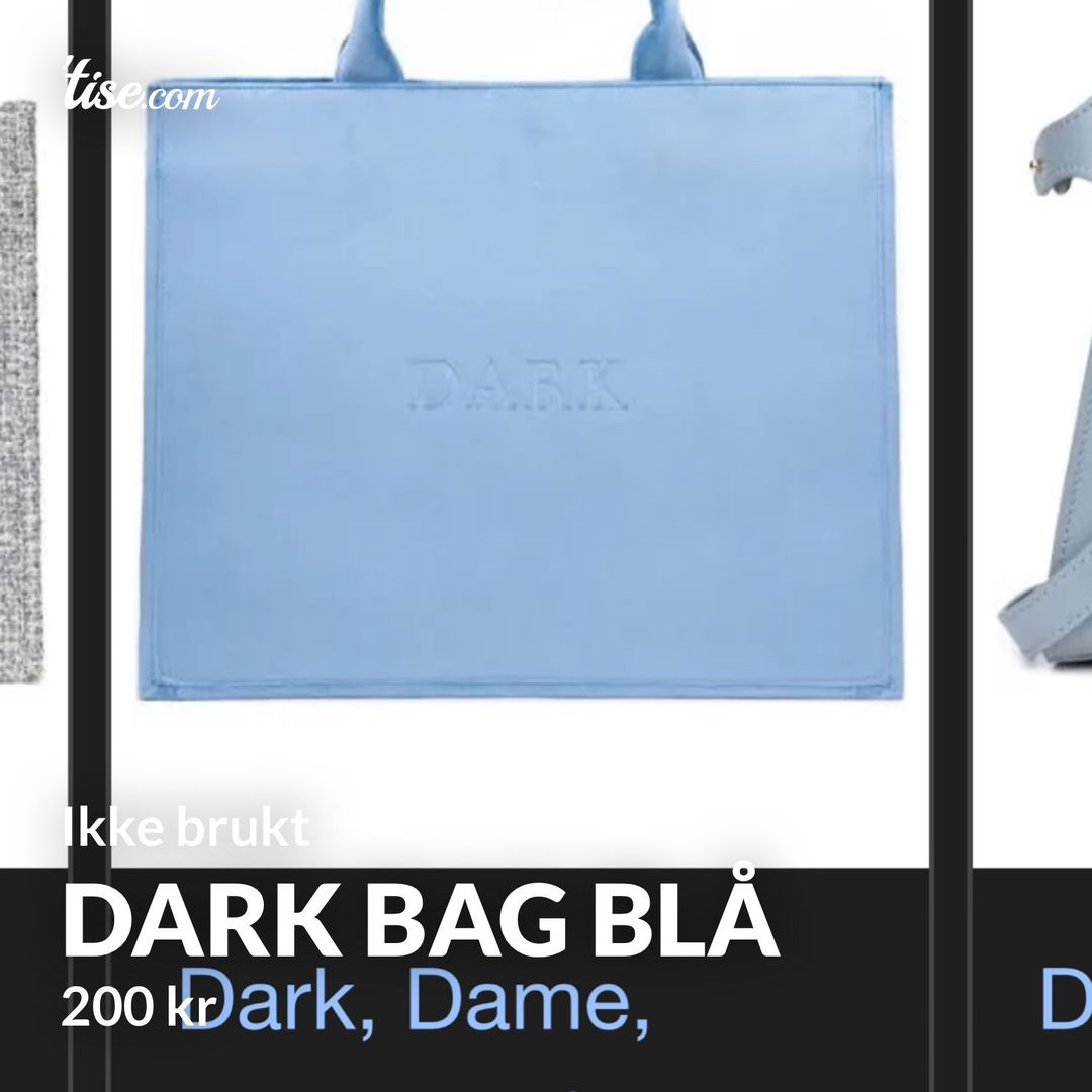 Dark bag blå