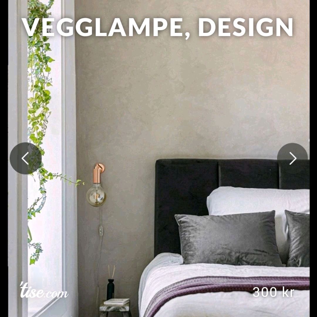 Vegglampe design