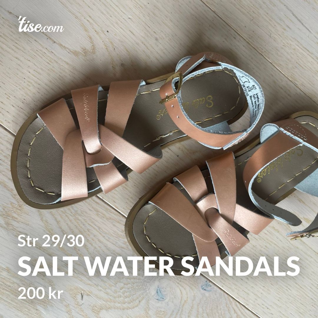 Salt water sandals