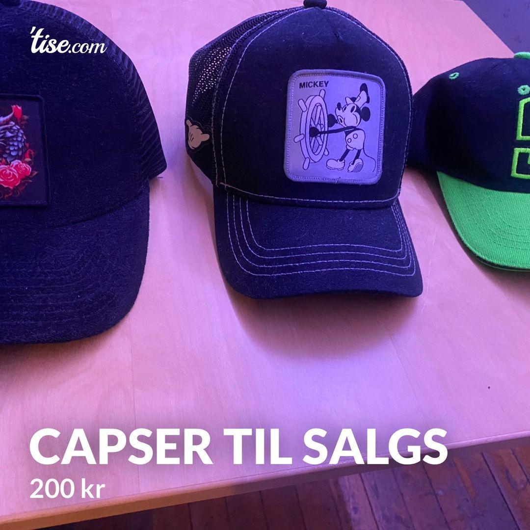 Capser til salgs