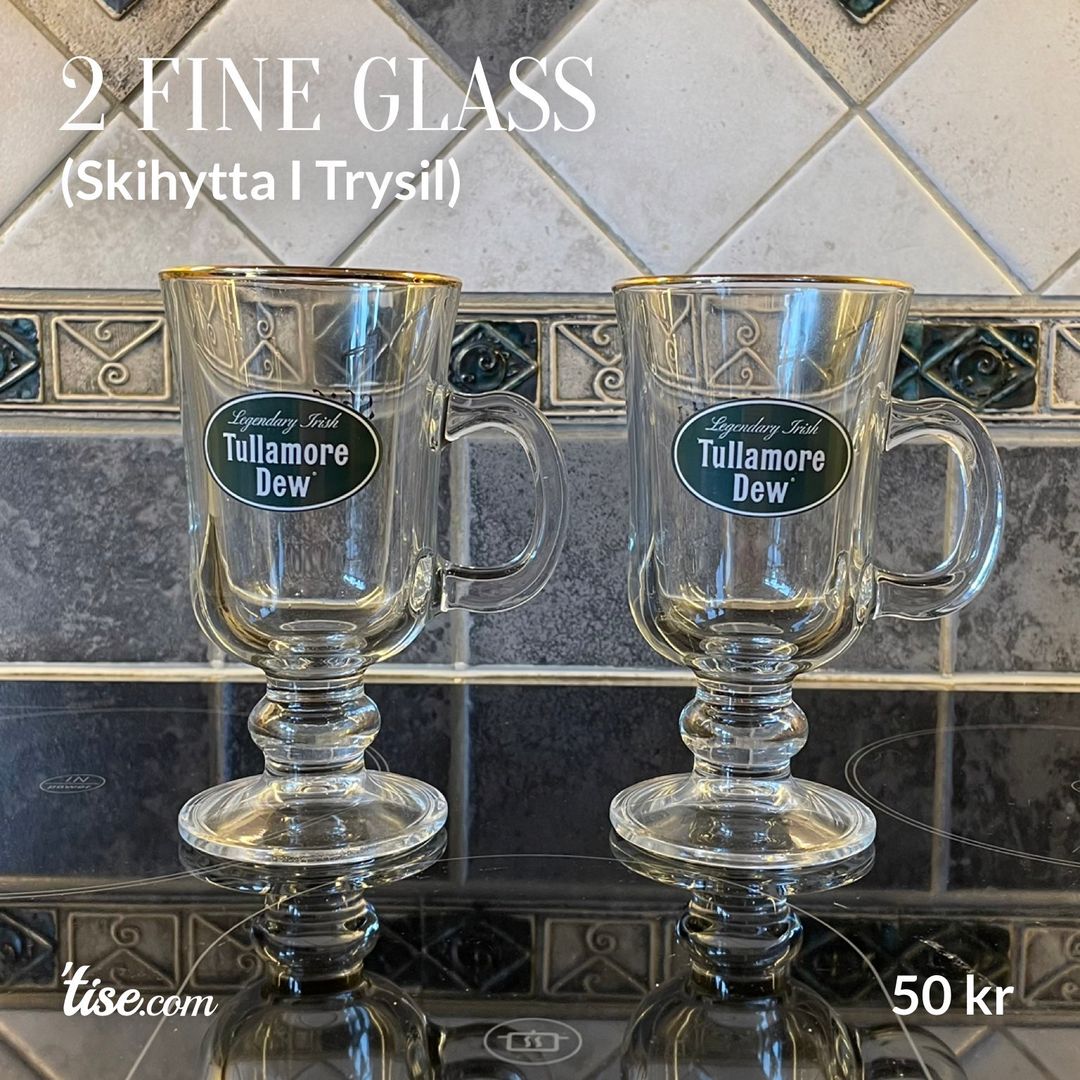 2 fine glass