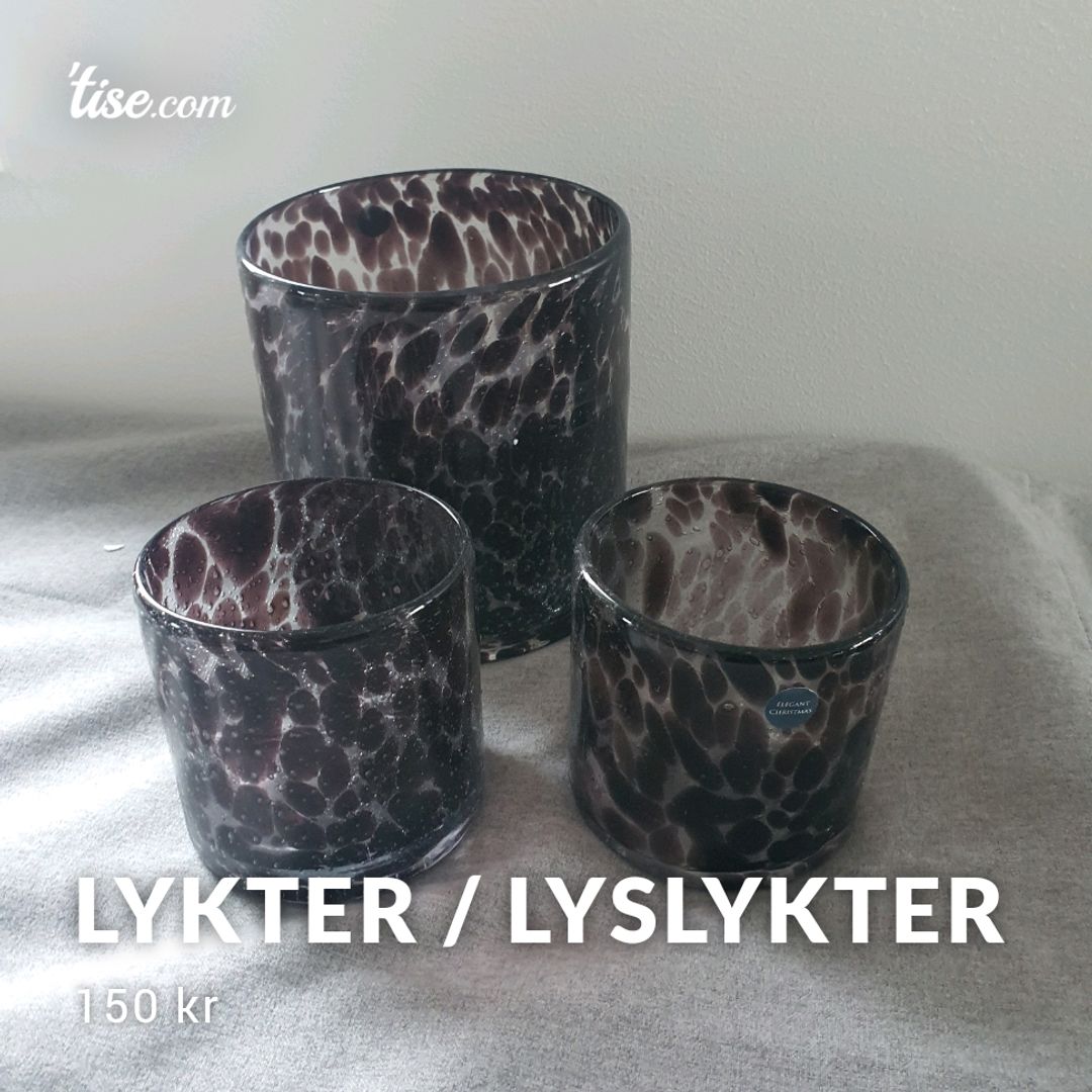 Lykter / Lyslykter